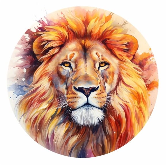 DIY Stamped Cross Stitch Animal Brown Lion Kits for Beginners Easy 11CT Needlepoint Embroidery Counted Cross Stitch Kits Art Craft Wall Decoration and Gift 50x50cm