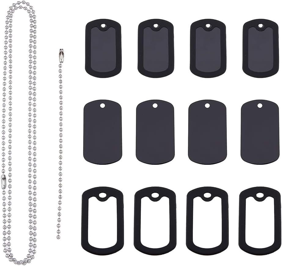 DIY Stamping Blank Pendant Keychain Necklace Making Kit Including ...