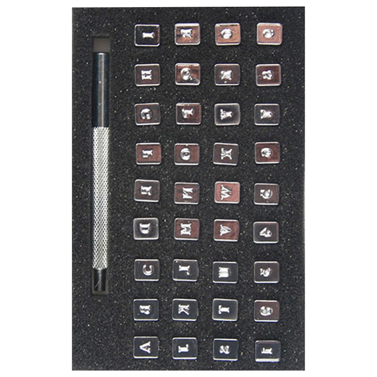 Clearance DIY Stamping leather Tool 36pcs 1/4 inch Leather Craft ...