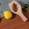 thumbnail image 1 of DIY Steamed Bun Mold, Wooden Moon Cake Mold, Flower Shape Cookie Stamps, Mid-Autumn Festival Wooden Baking Tool, Ideal for Creating Decorative Pastries for Holidays or Daily Baking, 1 of 4
