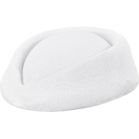DIY Stewardess Pillbox Hat Fascinator Base Cap Wool Air Hostesses Pillbox Hat Cocktail Fascinator Base DIY
