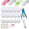 thumbnail image 1 of DIY Stress Ball Making Kit with Multi-Color Fillers, Empty TPR Ball Skins with Beads Fillers & Expander Tool, ASMR Squishies Maker Kit for Adults, Complete Anxiety Relief Craft Set, 1 of 10