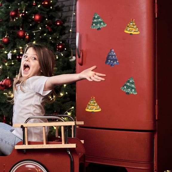 DIY 3D Cartoon Refrigerator Wall Sticker Strong Flexible Decoration for Home Kitchen Art