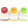 thumbnail image 1 of DIY Sushi Tool, 3Pcs Smile Face Laver Seaweed Nori Punch Embossing Device Rice Ball Onigiri Mould, 1 of 10