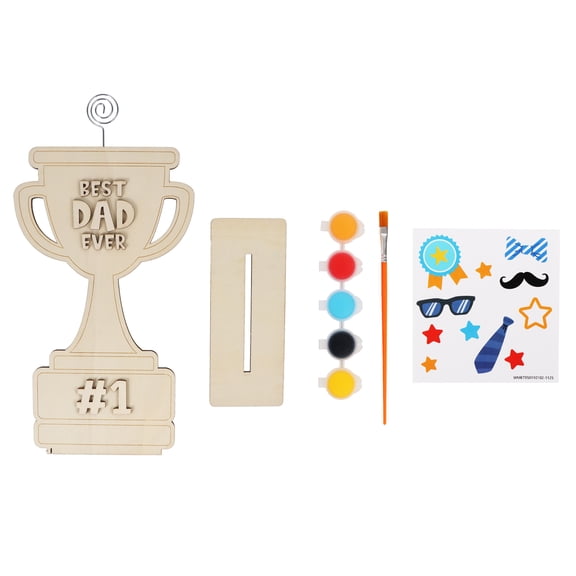 DIY Trophy Arts and Crafts Kit, 5 Pieces, Father's Day by Way To Celebrate