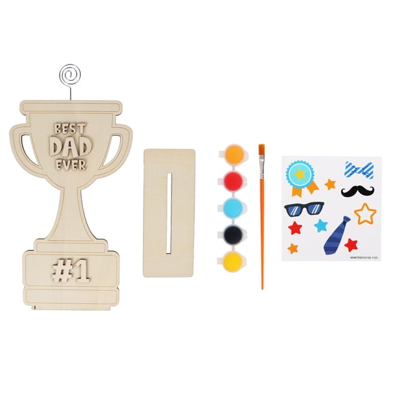 DIY Trophy Arts and Crafts Kit, 5 Pieces, Father's Day by Way To Celebrate