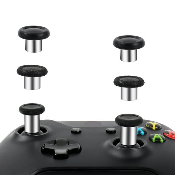 DIY Tall Joystick Kit for PS5/Xbox Series S/X Game Controllers with Mushroom Head-Black