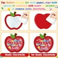 thumbnail image 1 of MALLMALL6 DIY Thank You Apple Shaped Cutouts Craft Kit, Teacher Appreciation Gift for School Classroom,6Counts, 1 of 6