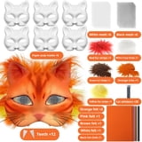 DIY Therian Mask Kit, Cat Masque DIY Set, Paper Cat Masque with Eye ...