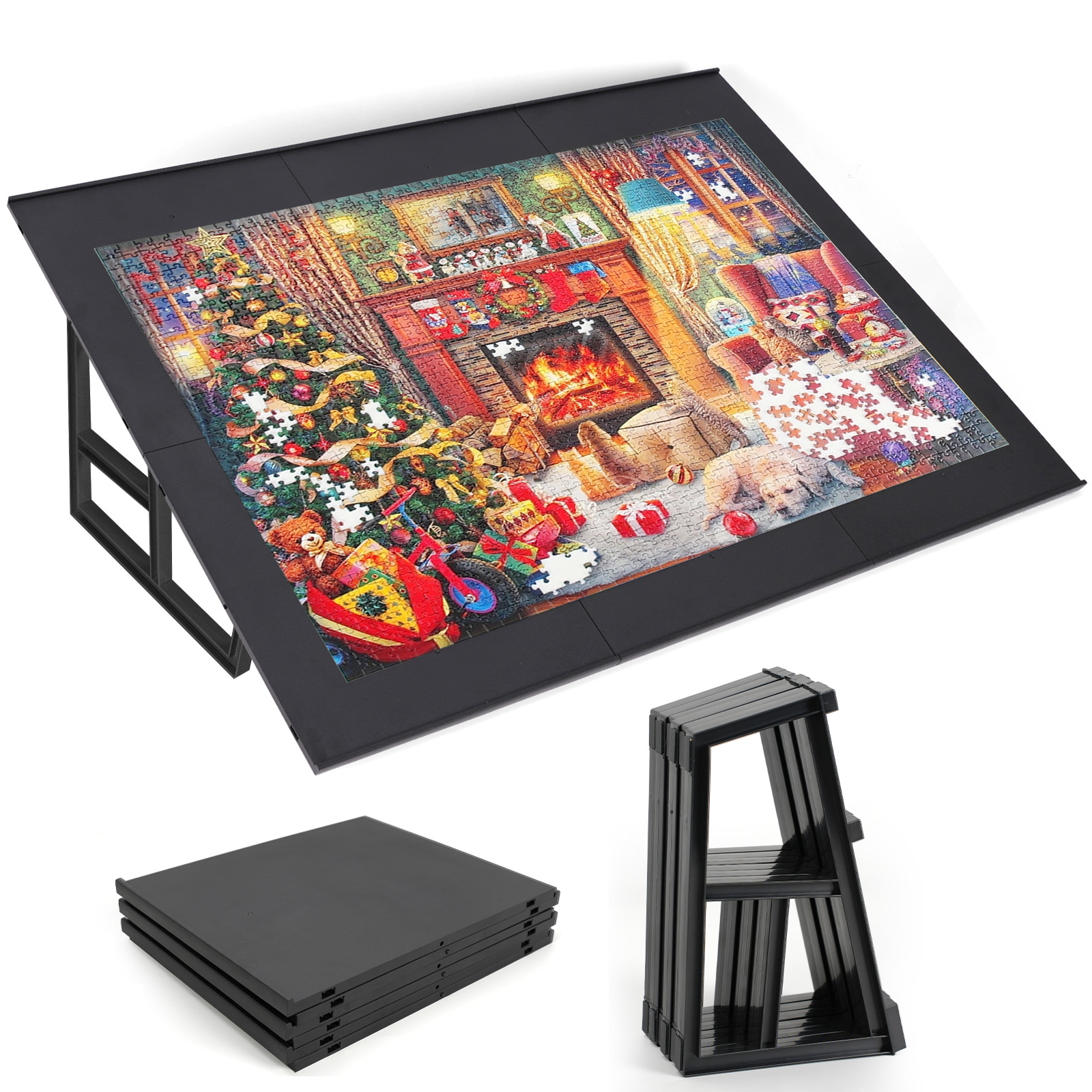 DIY Tilting Puzzle Board Tool-Free Snap Assembly with 6 Modular ABS ...