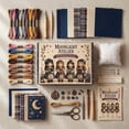 thumbnail image 1 of DIY Tiny Worlds Collection Patchwork Kit, Pre-Cut Felt Doll Sewing Kit, Beginner Friendly Felt Doll Sewing Craft with Full Materials, 1 of 5