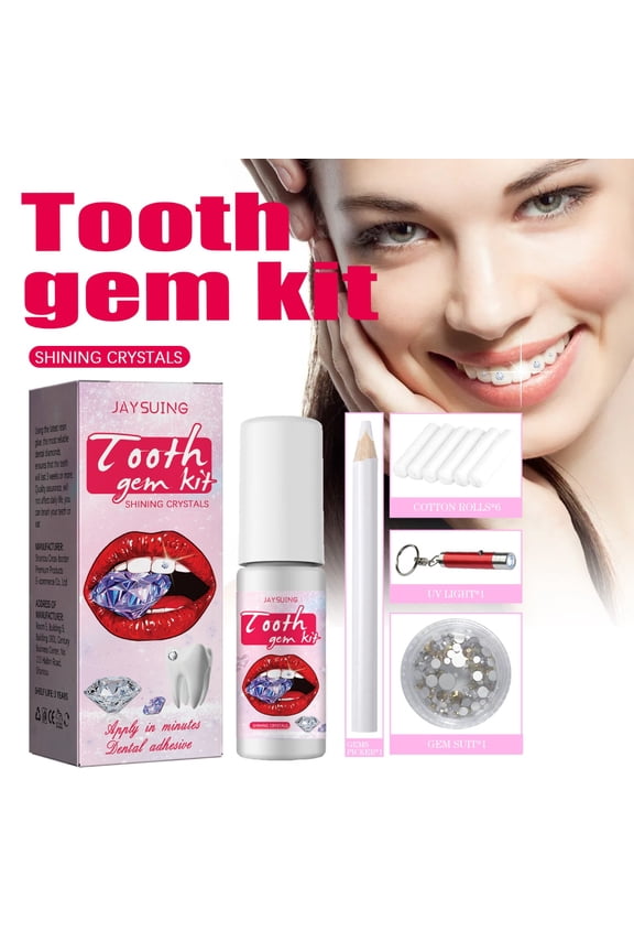 DIY Tooth Gem Kit - Decorative Tooth Jewelry To Sparkle Your Smile