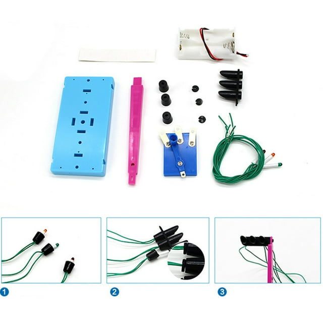 DIY Traffic Light Toy Mini Traffic Light Model Students Science