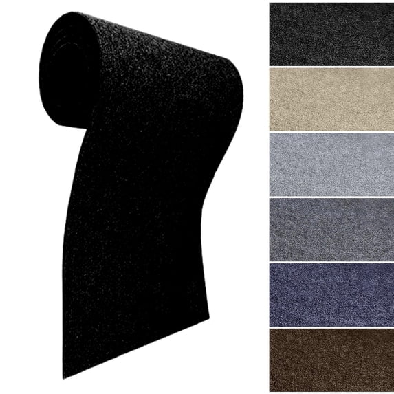 DIY Trimmable Cat Scratching Pad, Self-Adhesive Carpet Scratch Mat, Sofa Cat Tree Protector, Claw Care Scratch Mat for Cats Black