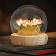 thumbnail image 1 of DIY Tulip Night Light Material Kit, 16 Flowers Battery Powered Craft Set for Girls Birthday Gift, Bedside Table Decor and Handmade Project, 1 of 5