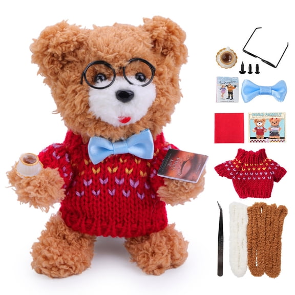 DIY Twist Stick Material Package Kit Cute Bear Twisting Rod Handmade Crafts Making Accessories