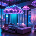 thumbnail image 1 of DIY USB-Powered Thundercloud LED Light Decor,3D Thundercloud LED Light with Music Rhythm - USB Powered Cloud Lighting for Wall Ceiling Mount Room Decor, 1 of 8