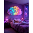 thumbnail image 1 of DIY USB-Powered Thundercloud LED Light Decor,Music Sync LED Cloud Light USB Powered Thundercloud - 3D Cloud Lighting with Wall Mount for Room Ambiance, 1 of 8