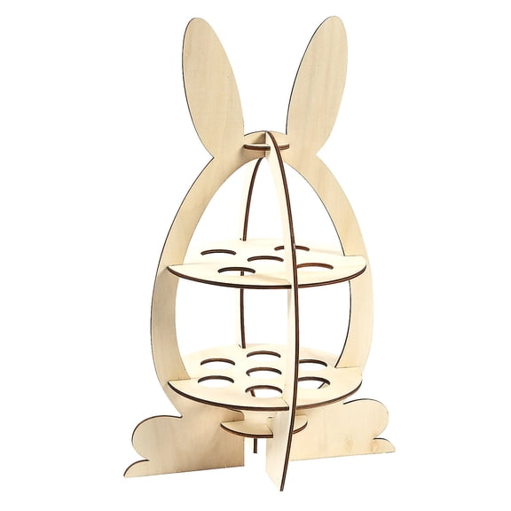 DIY Unfinished Wood Easter Egg Display Stand