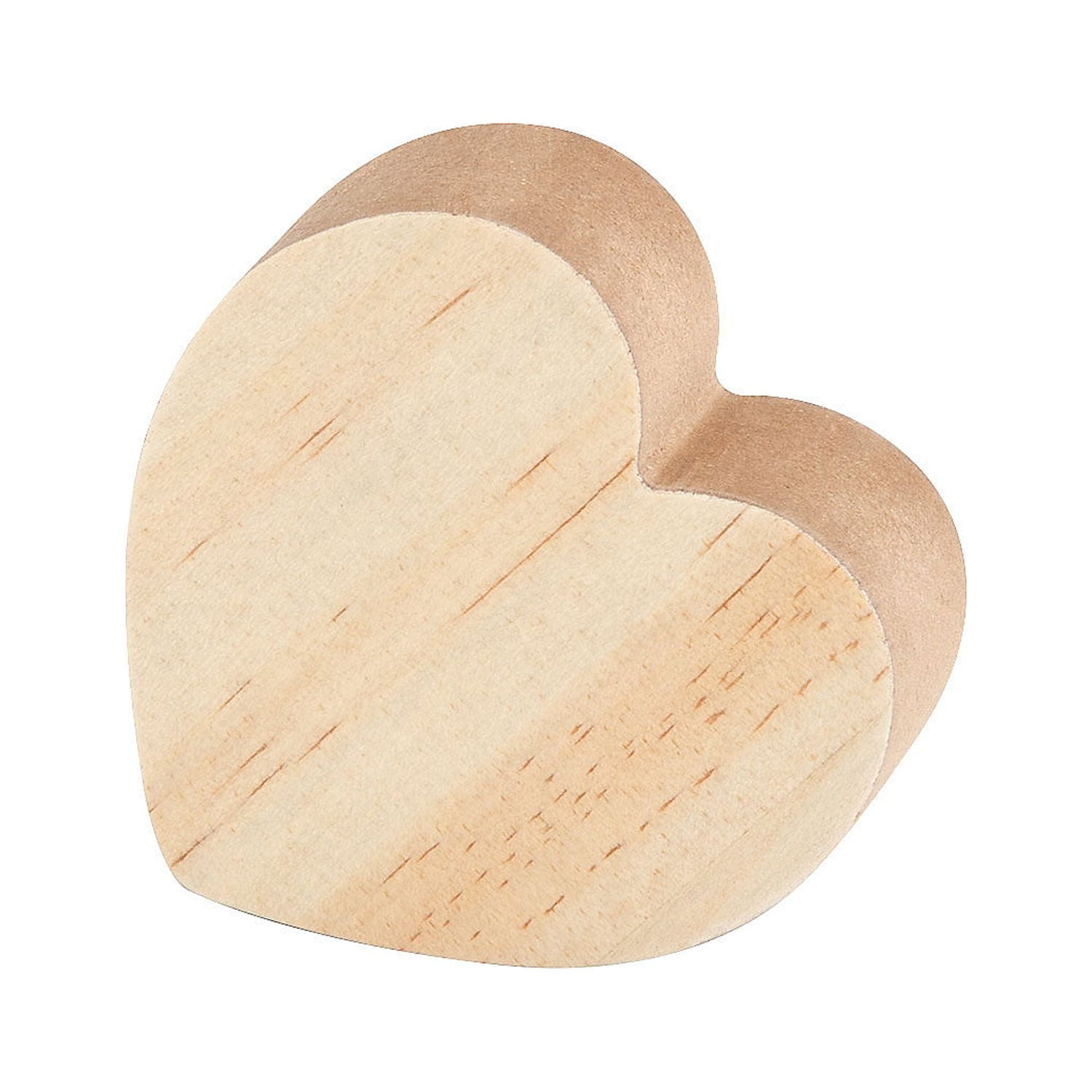 Juvale 6 Pack Unfinished Wooden Hearts for Crafts, DIY Decor, 12 x 10 in