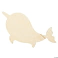 thumbnail image 1 of DIY Unfinished Wood Narwhal Sign, Birthday, Craft Kits, 1 Piece, 1 of 2