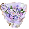 thumbnail image 1 of DIY Velvet Rose Bouquet Kit – Handmade Everlasting Flower Gift for Girlfriend, Mom or Her – No Experience Needed, 30-Minute Craft Kit for Romantic Keepsake & Home Décor, 1 of 5