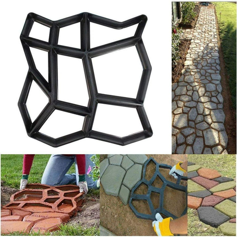 Concrete Stepping Stone Molds | Reusable DIY Pavers | Mold 4