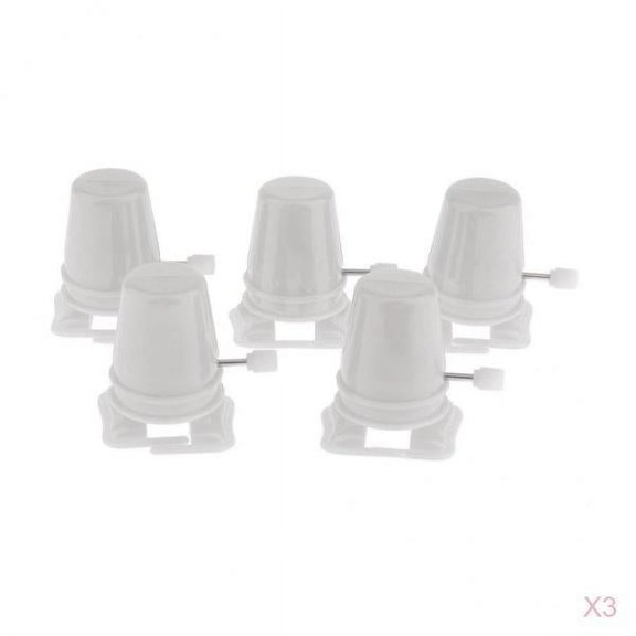 DIY Walking Wind Up Robot Mechanisms 15 Pack 1.8x1.2 Inch Clockwork Base Toys for Modeling Clay--