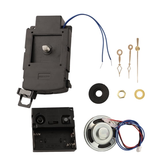 DIY Wall Clock Pendulum Movement Kit for Craft Projects and Repairs Silent Mechanism with Hands Replacement Parts