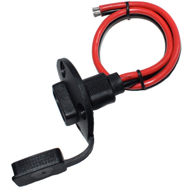 DIY Weatherproof SAE Socket Sidewall Port, SAE Cable Waterproof Quick