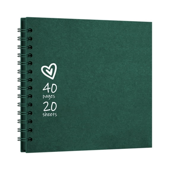 DIY Wedding & Baby Memory Album | Vintage Scrapbook with Hidden Pockets & Decorative Elements | Hand-Drawn Illustrations | Bilingual Text | Thick Cardboard Cover | 3D Interactive Design | Loose-Leaf