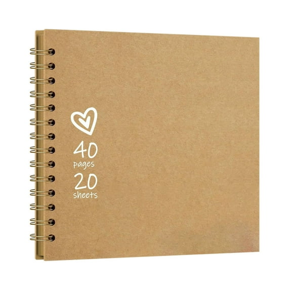 DIY Wedding Baby Scrapbook Album Handmade Memory Book Themed Romantic Keepsake Loose Leaf Bilingual Text Cardboard Fabric Cover Waterproof Long Term Storage Family Gift