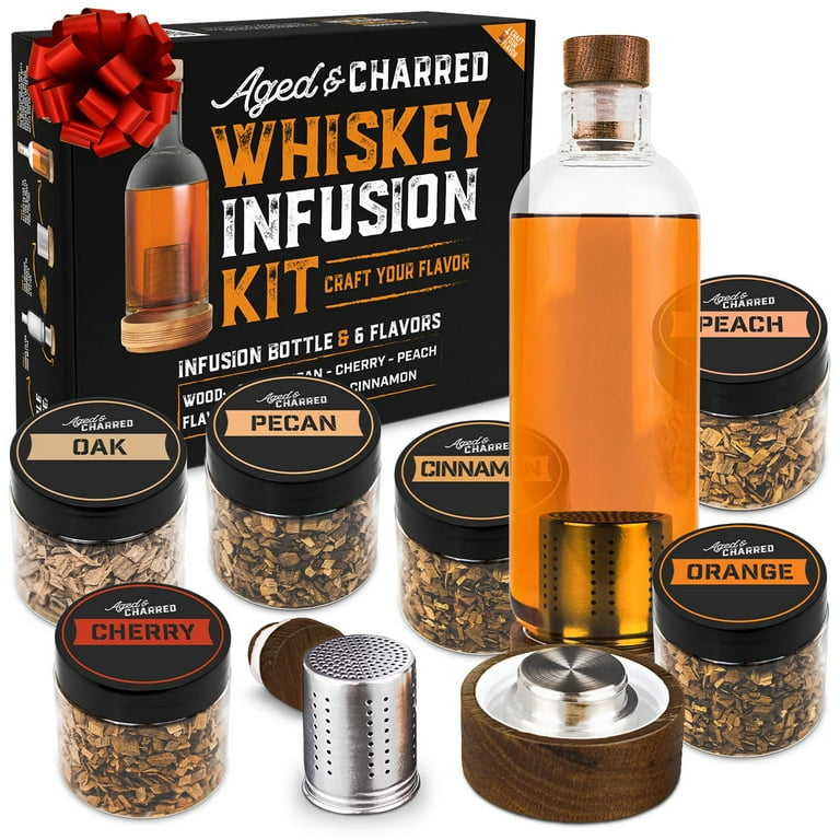 DIY Whiskey Making Kit - Gifts for Men, Husband, or Brother - Whiskey  Infusion Kit for Whisky, Bourbon, Whiskey Lovers - Mixology Set for  Bartender 
