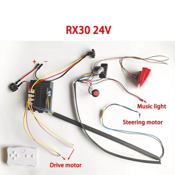 DIY Wire Switch Receiver RC Kit modified of Kids Electric Car
