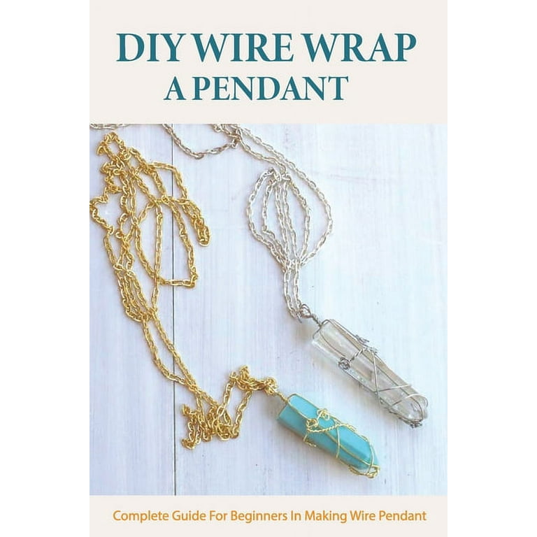 Full Diy Kit Wire Wrapping Jewelry Making Adult Craft Pendant