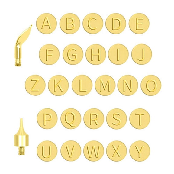 DIY Wood Burning Letters Stencils Set
