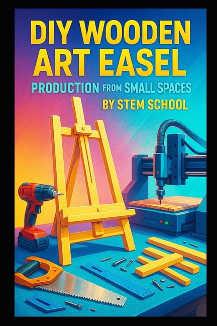 DIY Wooden Art Easel Production from Small Spaces: Build Adjustable Tabletop and Floor Easels for Painters, Students and, (Paperback)