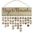 thumbnail image 1 of DIY Wooden Birthday Anniversary Reminder Calendar,Family Birthday Organizer Calendar Board,Birthday Gifts for Mom Mother-in-Law, 1 of 8