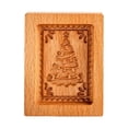 thumbnail image 1 of 3D Carved Wooden Moulds DIY Embossing Cutter for Baking Craft Decorative Kitchen Tools Holiday Design, 1 of 2