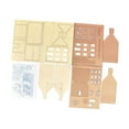 thumbnail image 1 of DIY Wooden House Assemble Scene Miniature Model House kits for HO Scale Model, 1 of 8