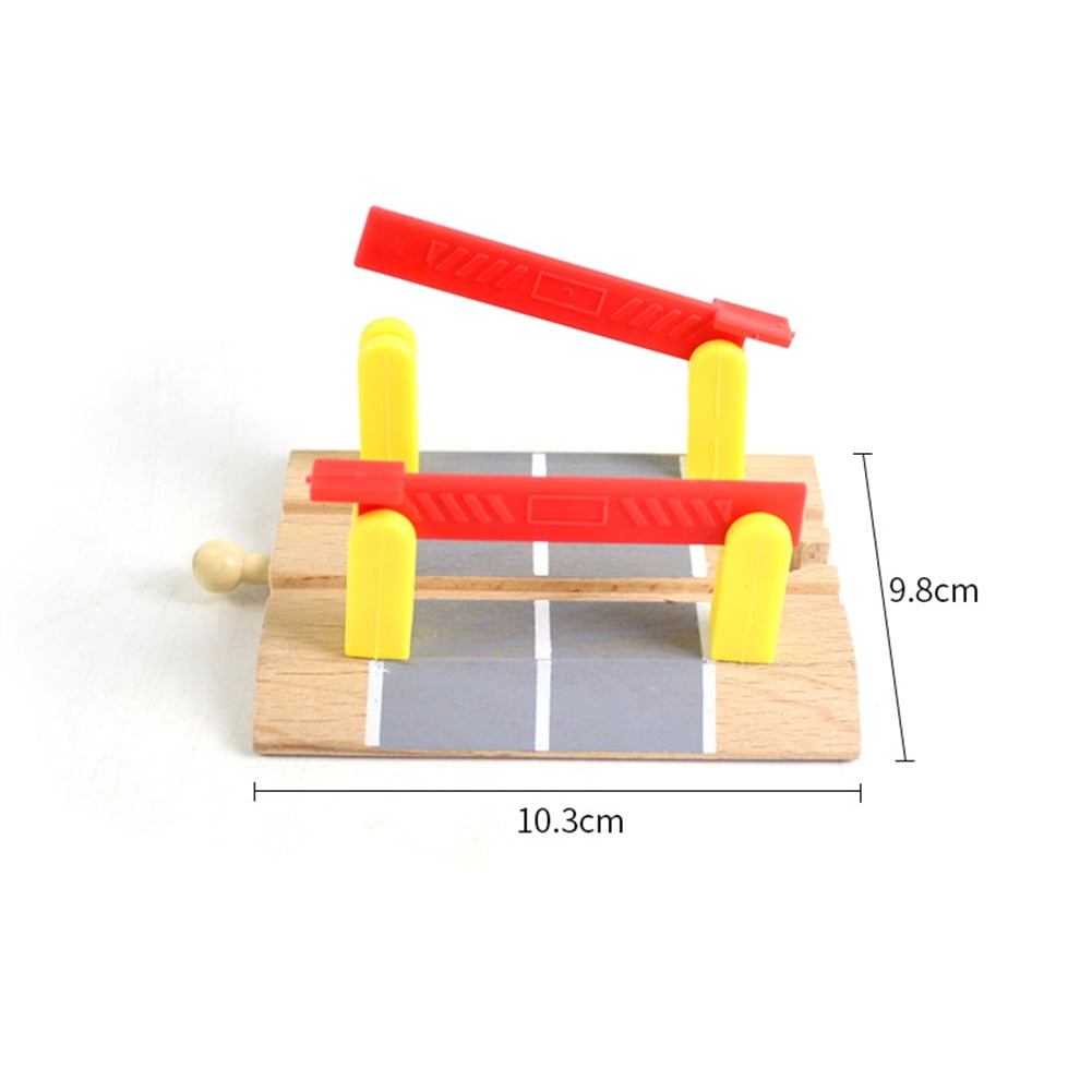 DIY Wooden Track Tools Bridge Train Rail Track Accessories Suitable for ...