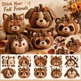thumbnail image 1 of DIY Woodland Animal Pumpkin Sewing Kit for Adults,Complete Fall Craft Supplies Set,Handmade Woodland Pumpkin Decor Project for Holiday Home Displays E, 1 of 5