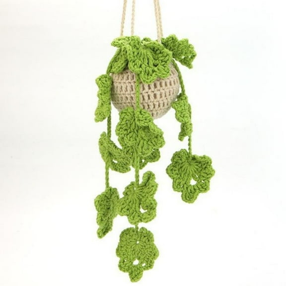 DIY Wool Knitted Lace Hanging Crochet Kit - Complete Craft Set with English Instructions, Soft Durable Yarn