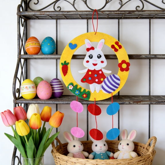 DIY Wreath Imaginative Garland Ornaments DIY Sensed Wreath Trade Kit Boys And Girls Trade Supplies