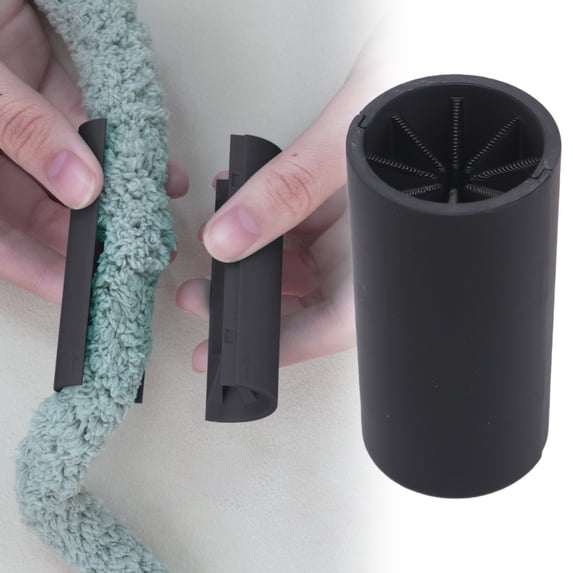DIY Yarn Fluffer tool, Handmade Crochet Yarn Comb, Efficient Plush Brushing tool for Knitting, Blankets, and Crochet Projects - Black