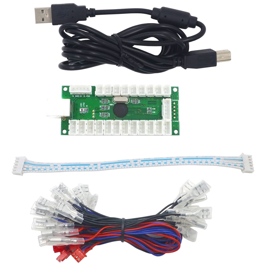 DIY Zero Delay Arcade USB Encoder PC to Joystick for Mame Jamma & Other ...