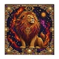 thumbnail image 1 of DIY Zodiac Diamond Painting Art Kit, 12 Zodiac Options Diamond Painting Kit with Pre-Printed Canvas & Rhinestone Gems, Relaxing Craft Hobby for Zodiac & Astrology Fans (Leo), 1 of 6