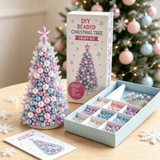 DIY beaded Christmas tree kit, creative Christmas decoration project, desktop home decoration, handmade holiday gift set