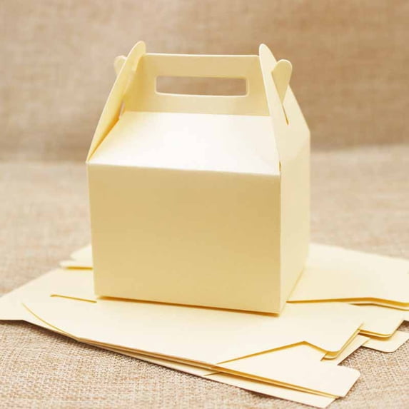 DIY blank paper gift box .Mutli color candys/wedding favor display package box .kraft/pink/purple gift package box 10pcs per lot Beige 10box