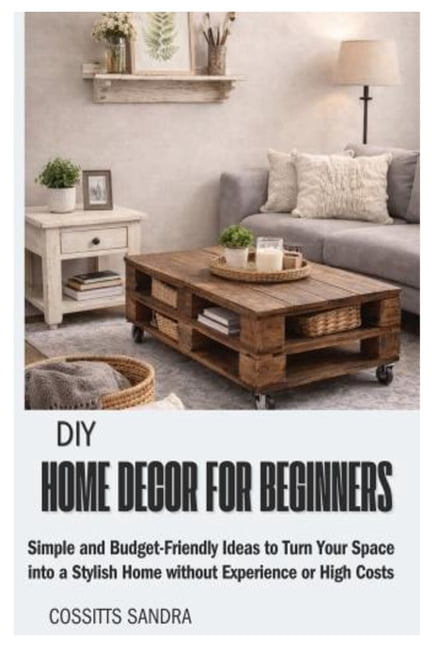 DIY home decor for beginners: Simple and Budget-Friendly Ideas to Turn Your Space into a Stylish Home without Experience, (Paperback)